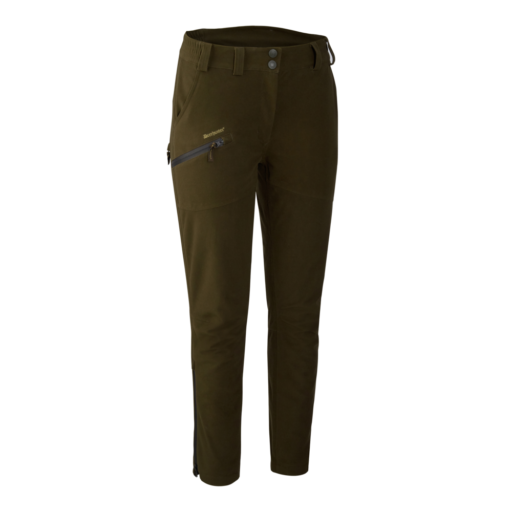 Detaliu echipament vânătoare Deerhunter Pantaloni Vânătoare Damă Lady Gabby în culoarea Peat (391) - detalii premium îmbrăcăminte outdoor pe marksmen.ro