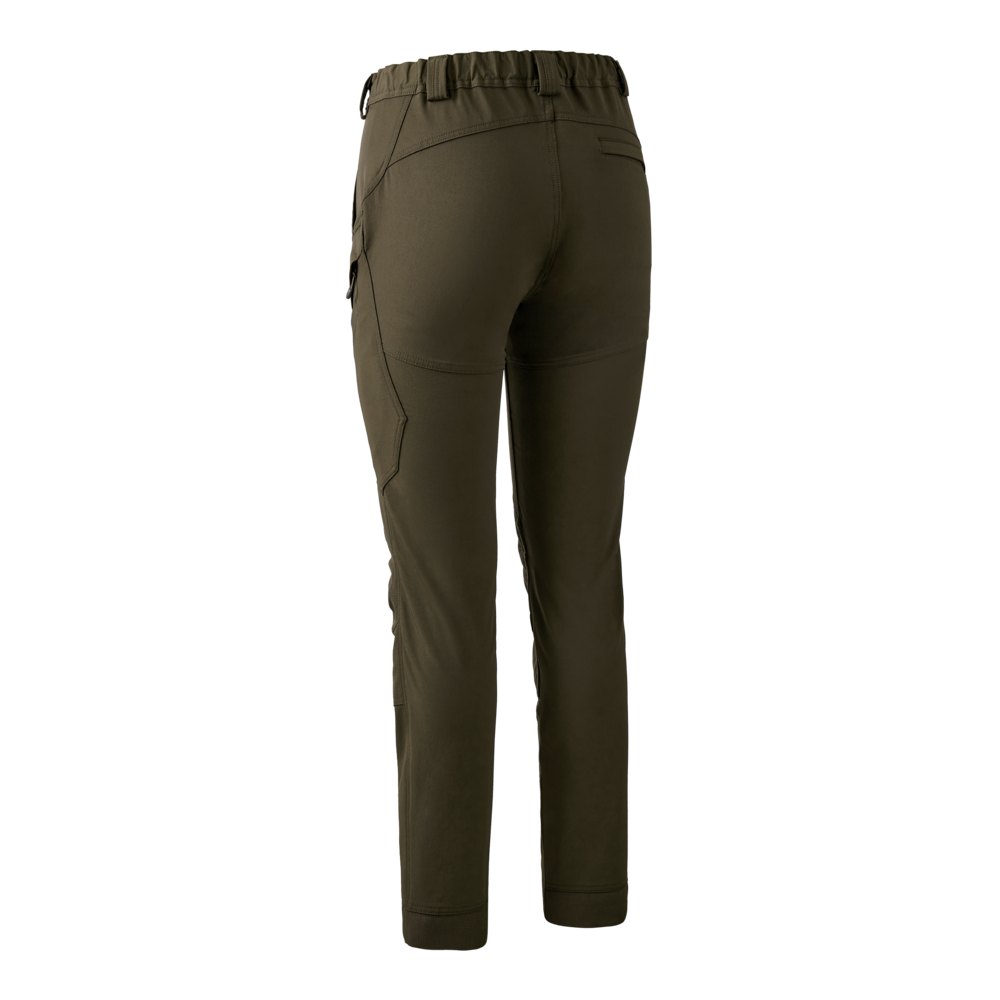 Detaliu echipament vânătoare Deerhunter Pantaloni Vânătoare Damă Lady Northward în culoarea Bark Green (378) - detalii premium îmbrăcăminte outdoor pe marksmen.ro