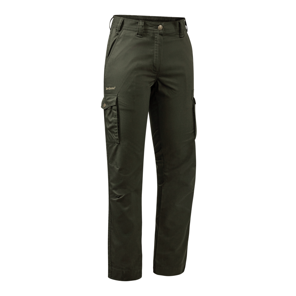 Detaliu echipament vânătoare Deerhunter Pantaloni Vânătoare Damă Lady Atlas în culoarea Timber (393) - detalii premium îmbrăcăminte outdoor pe marksmen.ro