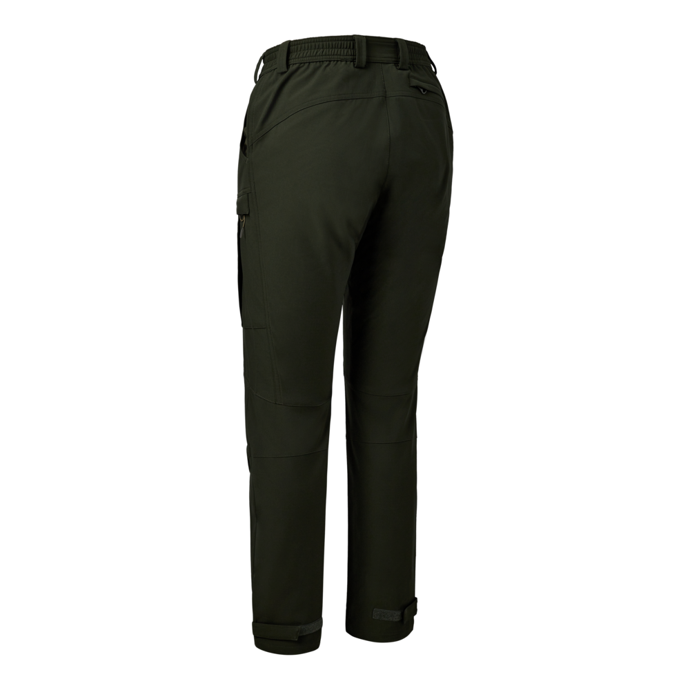 Detaliu echipament vânătoare Deerhunter Pantaloni Vânătoare Damă Lady Climate în culoarea Forest Ember (367) - detalii premium îmbrăcăminte outdoor pe marksmen.ro
