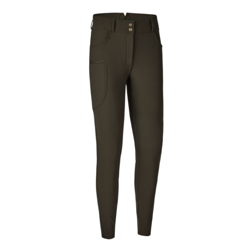 Detaliu echipament vânătoare Deerhunter Colanți Vânătoare Damă Lady în culoarea Palm Green (389) - detalii premium îmbrăcăminte outdoor pe marksmen.ro