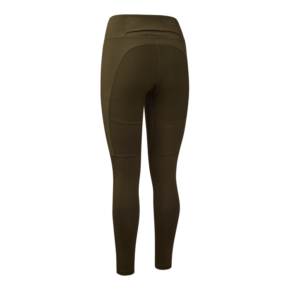 Detaliu echipament vânătoare Deerhunter Colanți Ranforsați Damă Lady în culoarea Art Green (376) - detalii premium îmbrăcăminte outdoor pe marksmen.ro