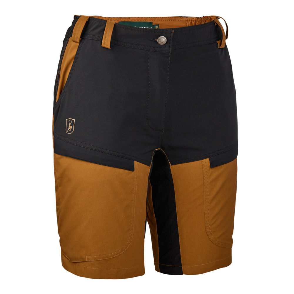 Detaliu echipament vânătoare Deerhunter Pantaloni Scurți Damă Lady Ann în culoarea Black Ink (985) - detalii premium îmbrăcăminte outdoor pe marksmen.ro