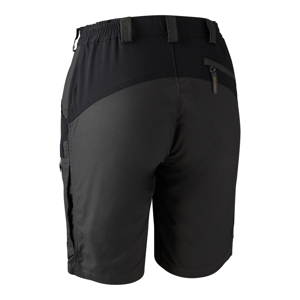 Detaliu echipament vânătoare Deerhunter Pantaloni Scurți Damă Lady Ann în culoarea Black Ink (985) - detalii premium îmbrăcăminte outdoor pe marksmen.ro