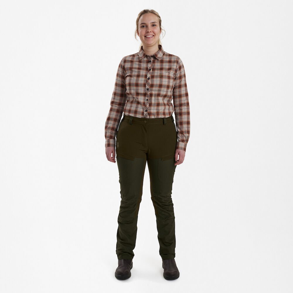 Detaliu echipament vânătoare Deerhunter Pantaloni Vânătoare Damă Lady Ann în culoarea Deep Green (388) - detalii premium îmbrăcăminte outdoor pe marksmen.ro