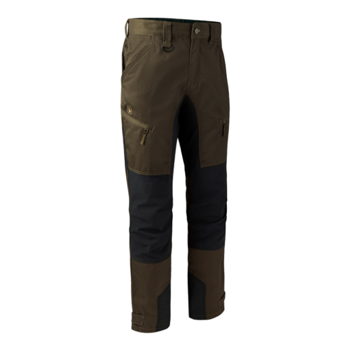 Detaliu echipament vânătoare Deerhunter Pantaloni Vânătoare Rogaland Stretch Contrast în culoarea Adventure Green (353) - detalii premium îmbrăcăminte outdoor pe marksmen.ro