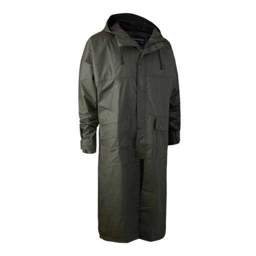 Detaliu echipament vânătoare Deerhunter Pelerină Ploaie Hurricane în culoarea Art Green (376) - detalii premium îmbrăcăminte outdoor pe marksmen.ro
