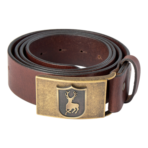Echipament vânătoare Deerhunter Curea Piele Cognac Brown în culoarea Cognac Brown (537) - îmbrăcăminte premium pentru activități outdoor pe marksmen.ro