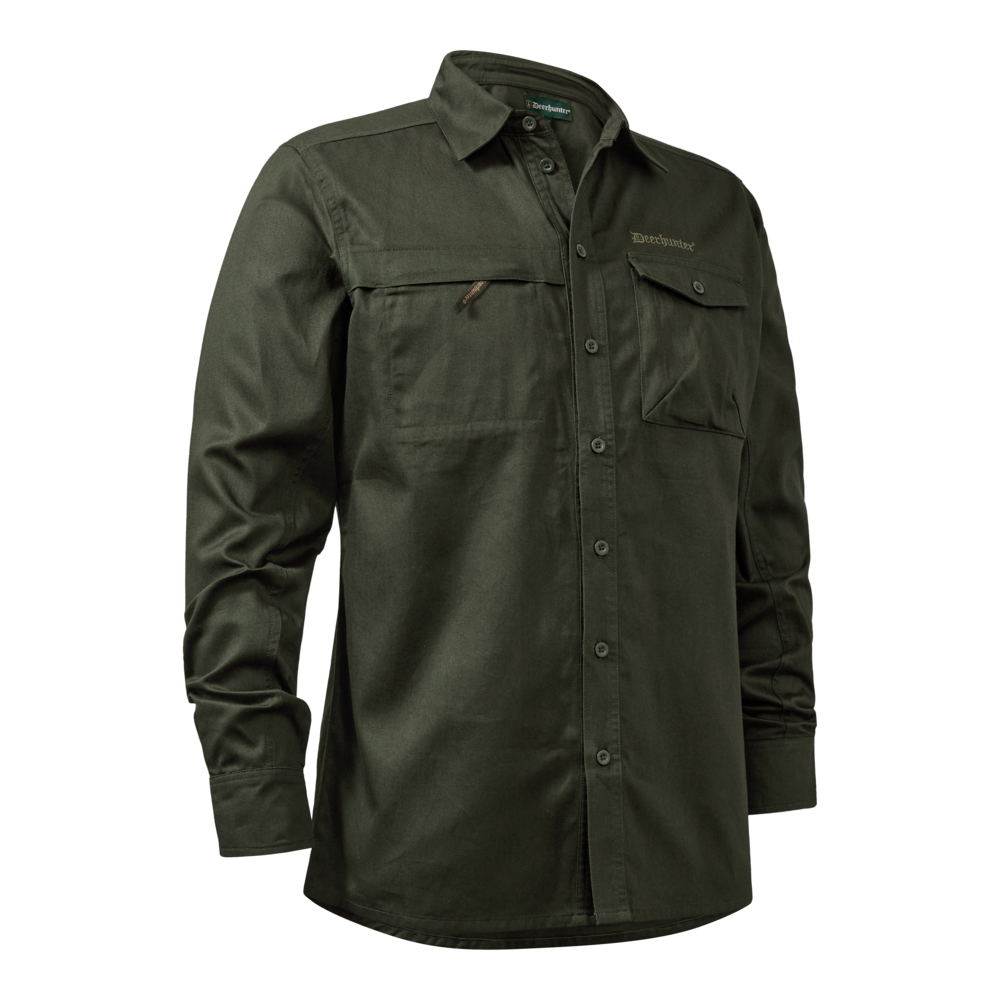 Detaliu echipament vânătoare Deerhunter Cămașă Vânătoare Atlas în culoarea Timber (393) - detalii premium îmbrăcăminte outdoor pe marksmen.ro