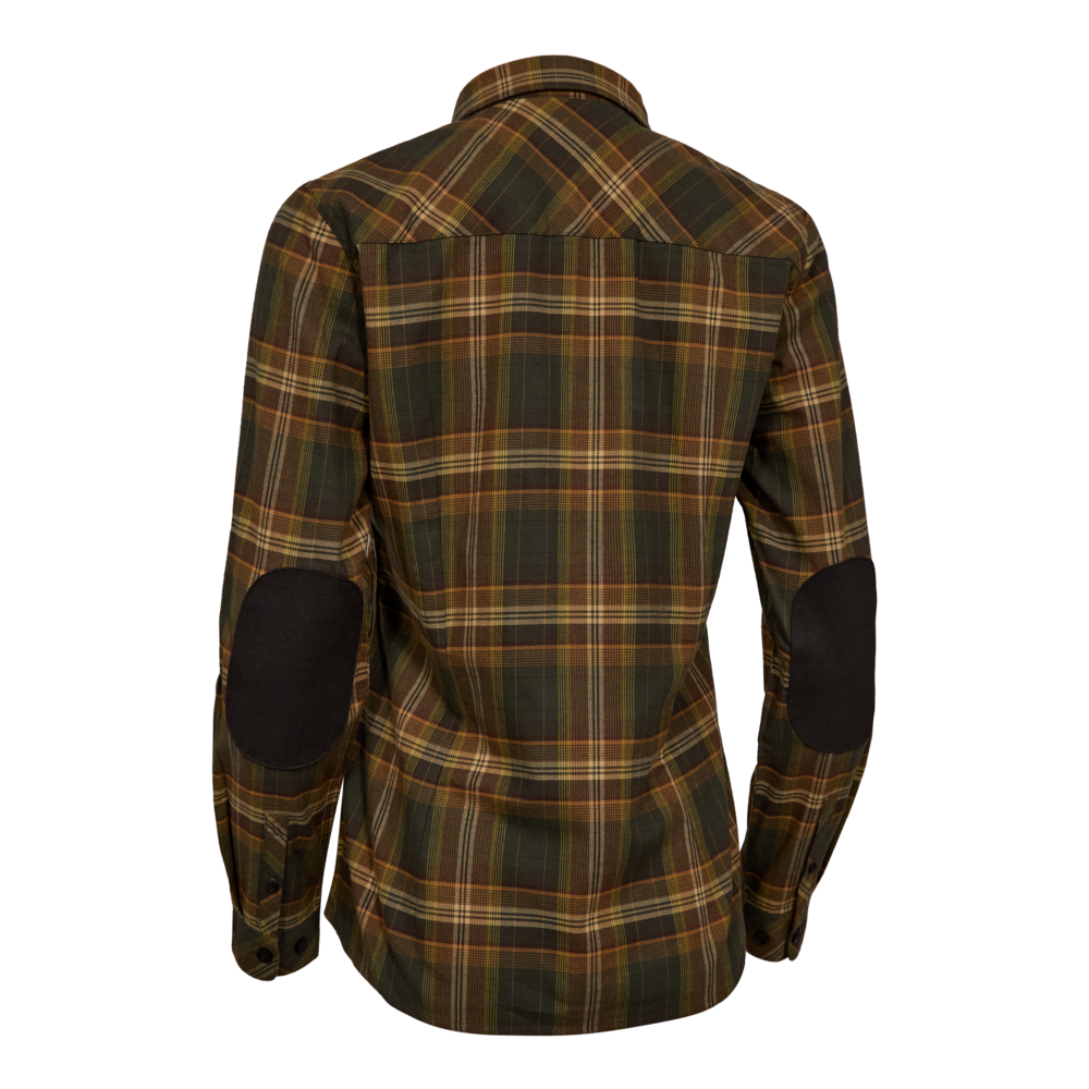 Detaliu echipament vânătoare Deerhunter Cămașă Vânătoare Damă Lady Blair în culoarea Green Check (38274) - detalii premium îmbrăcăminte outdoor pe marksmen.ro