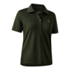 Echipament vânătoare Deerhunter Tricou Polo Damă Lady Climate în culoarea Forest Ember (367) - îmbrăcăminte premium pentru activități outdoor pe marksmen.ro