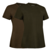 Echipament vânătoare Deerhunter Set Tricouri Damă Bumbac (2 buc) în culoarea Fallen leaf / Timber (381393) - îmbrăcăminte premium pentru activități outdoor pe marksmen.ro