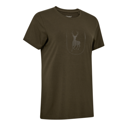 Echipament vânătoare Deerhunter Tricou Damă Bambus Deep Green în culoarea Deep Green (388) - îmbrăcăminte premium pentru activități outdoor pe marksmen.ro