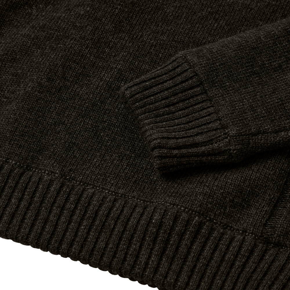 Detaliu echipament vânătoare Deerhunter Pulover Lână Finley Stormliner® în culoarea Woodland Melange (339) - detalii premium îmbrăcăminte outdoor pe marksmen.ro