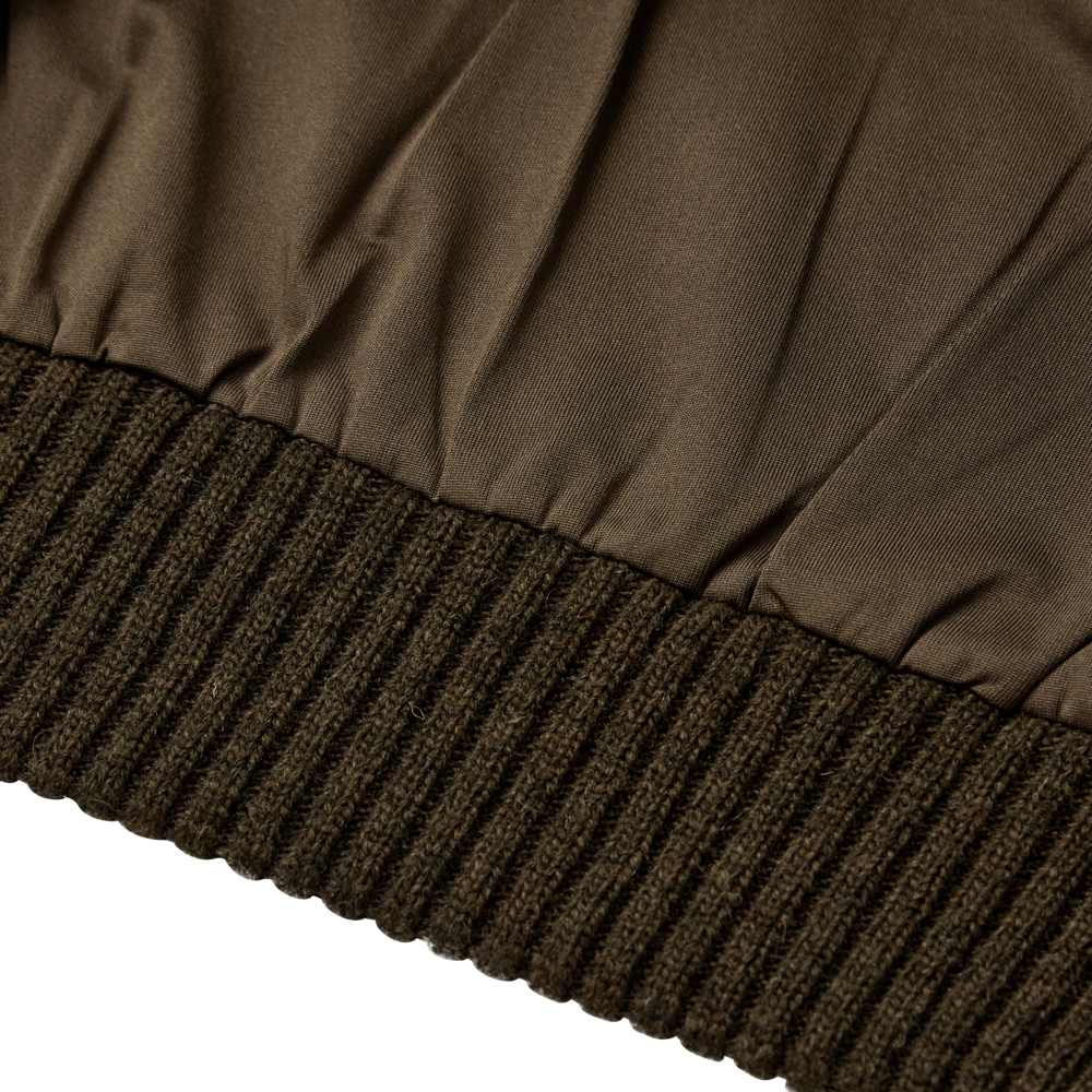 Detaliu echipament vânătoare Deerhunter Pulover Lână Finley Stormliner® în culoarea Woodland Melange (339) - detalii premium îmbrăcăminte outdoor pe marksmen.ro