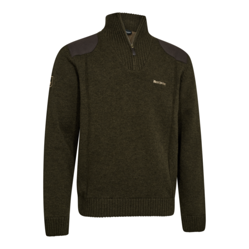Echipament vânătoare Deerhunter Pulover Lână Finley Stormliner® în culoarea Woodland Melange (339) - îmbrăcăminte premium pentru activități outdoor pe marksmen.ro