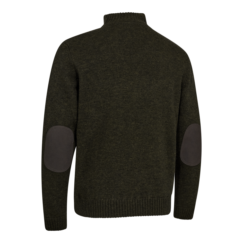 Detaliu echipament vânătoare Deerhunter Pulover Lână Finley Stormliner® în culoarea Woodland Melange (339) - detalii premium îmbrăcăminte outdoor pe marksmen.ro