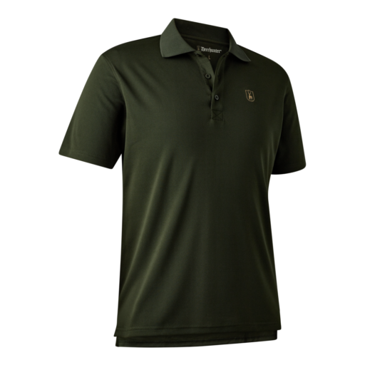 Echipament vânătoare Deerhunter Tricou Polo Vânătoare Climate în culoarea Forest Ember (367) - îmbrăcăminte premium pentru activități outdoor pe marksmen.ro