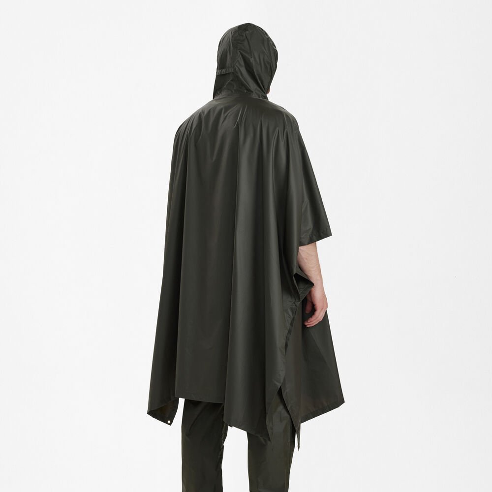 Detaliu echipament vânătoare Deerhunter Pelerină Ploaie tip Poncho Survivor în culoarea Timber (393) - detalii premium îmbrăcăminte outdoor pe marksmen.ro